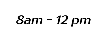 8am 12 pm